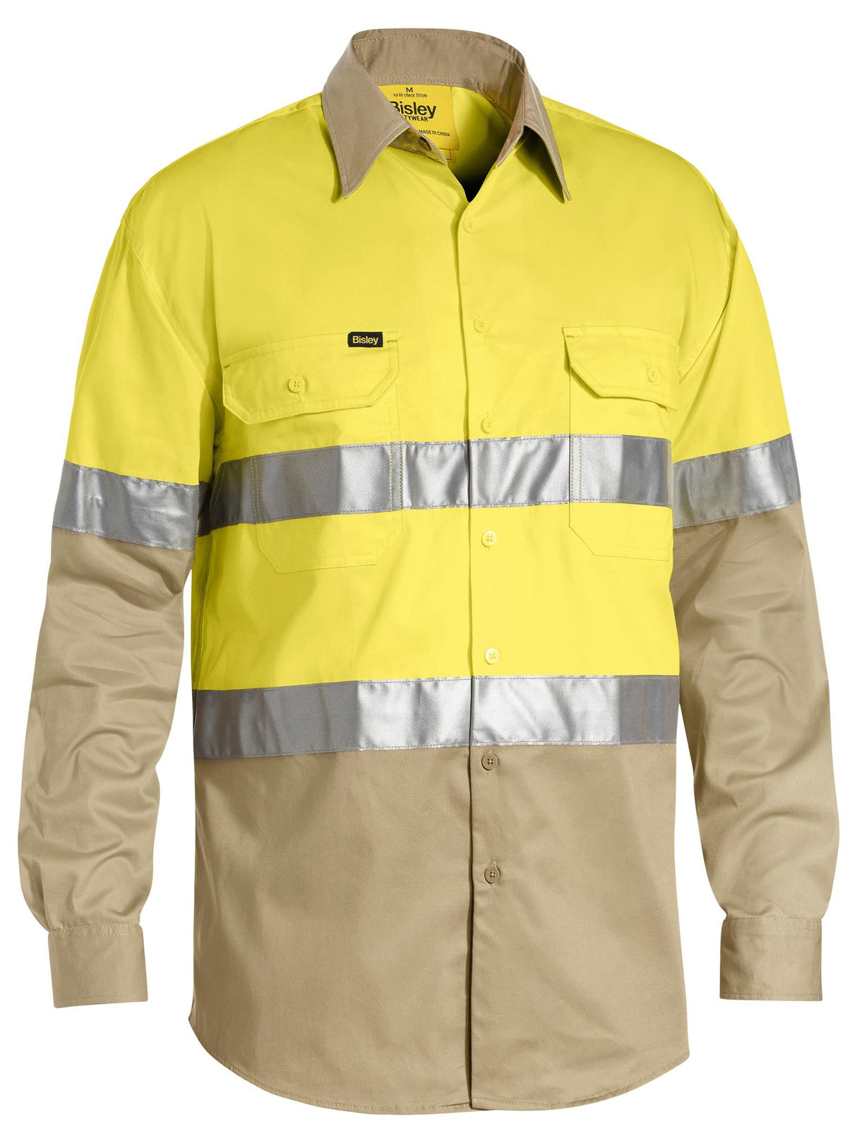 Taped Hi Vis Cool Lightweight Long Sleeve Shirt