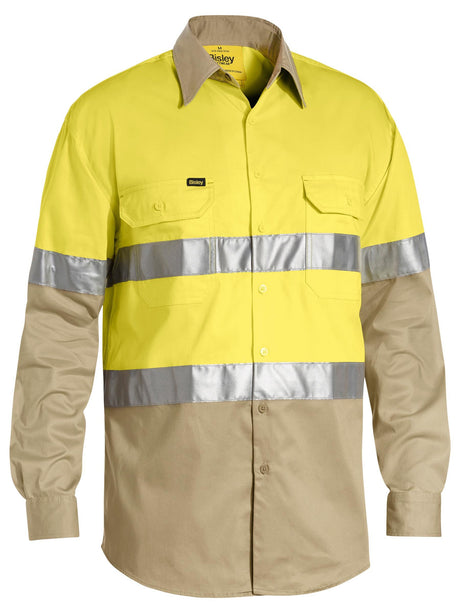 Taped Hi Vis Cool Lightweight Long Sleeve Shirt