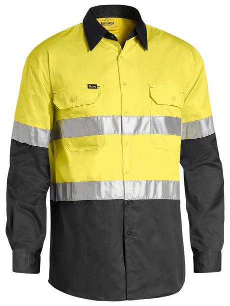 Taped Hi Vis Cool Lightweight Long Sleeve Shirt