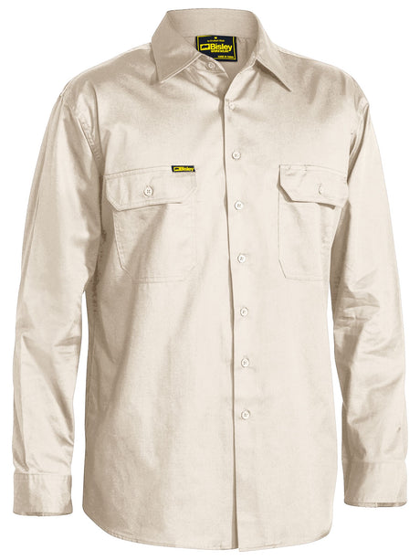 Cool Lightweight Long Sleeve Drill Shirt