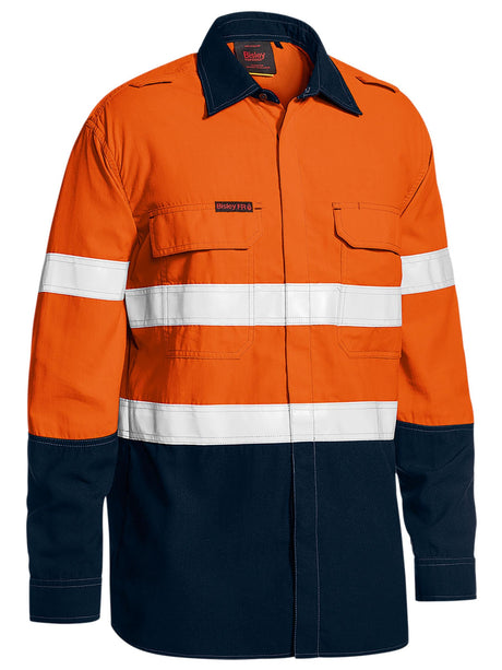 TenCate Tecasafe® Plus 480 Taped Hi Vis Lightweight FR Vented Shirt