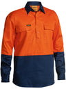 Hi Vis Closed Front Drill Shirt