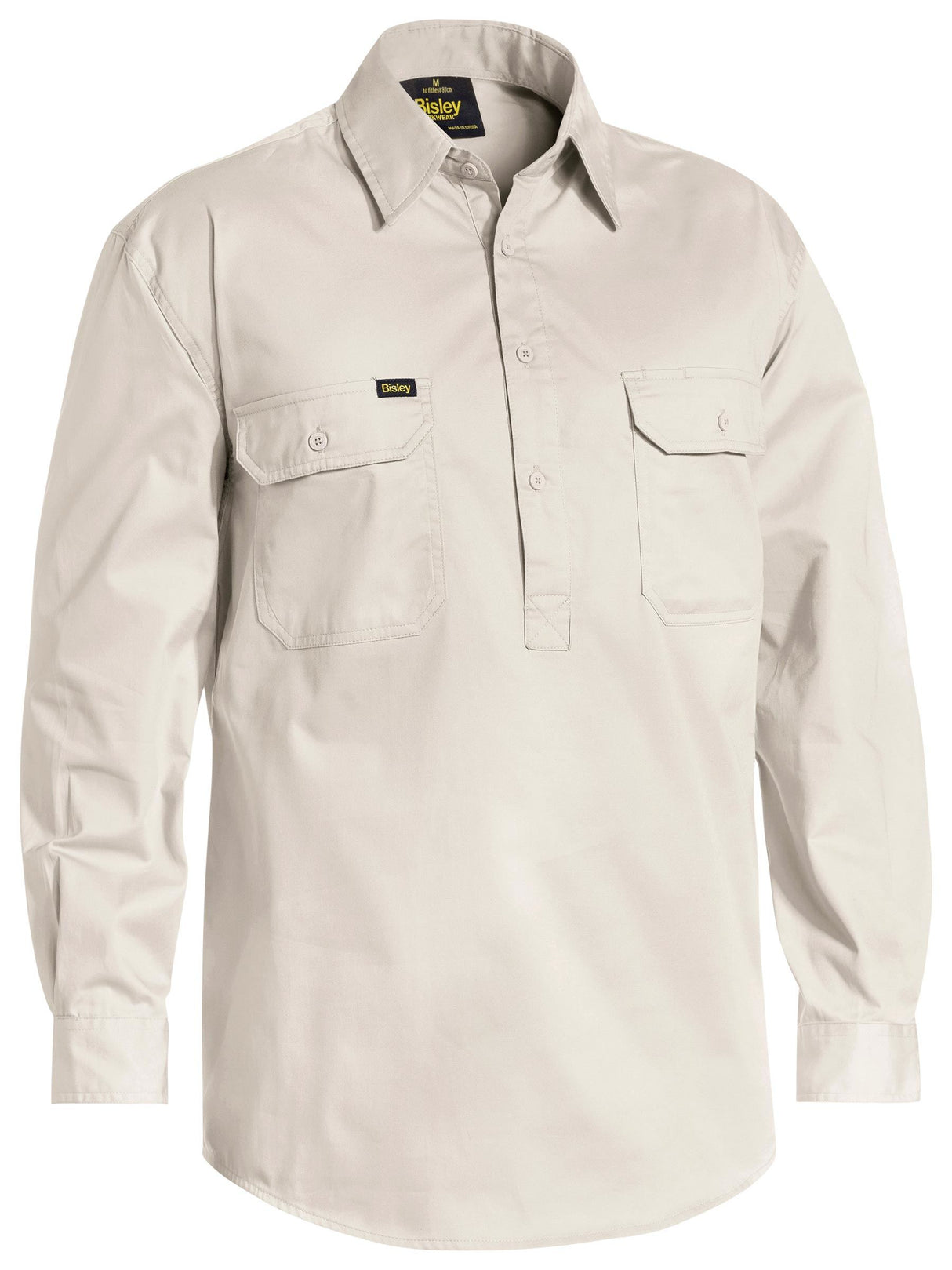 Closed Front Cool Lightweight Drill Shirt