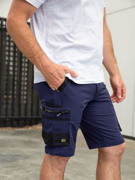 Flx & Move 4-Way Stretch Zip Cargo Short