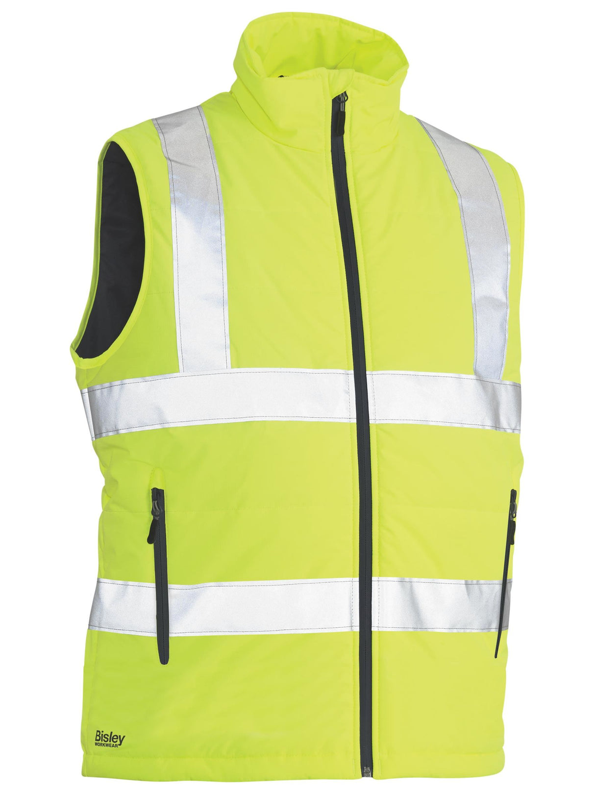 Taped Hi Vis Puffer Vest