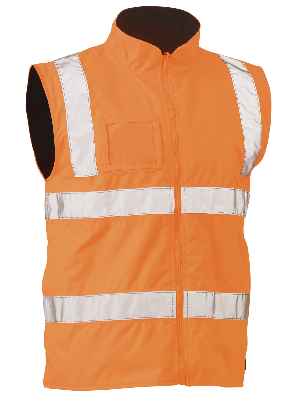 Taped Hi Vis Rail Wet Weather Vest