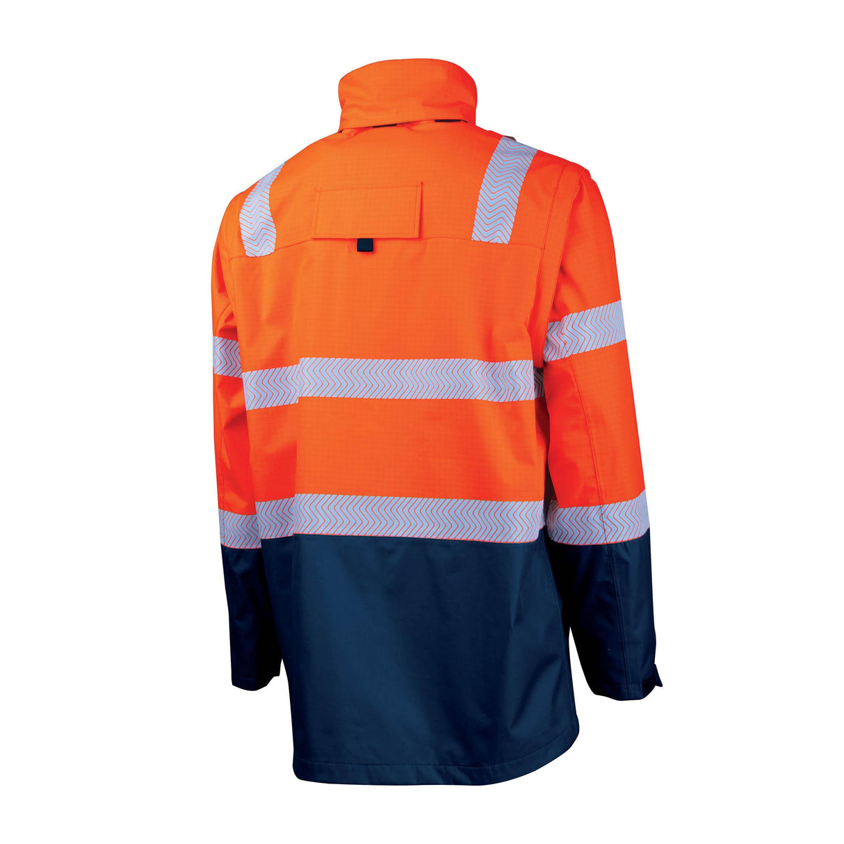 FR PPE3 Hi-Vis Parka with Zip-Off Sleeves and Segmented FR Tape