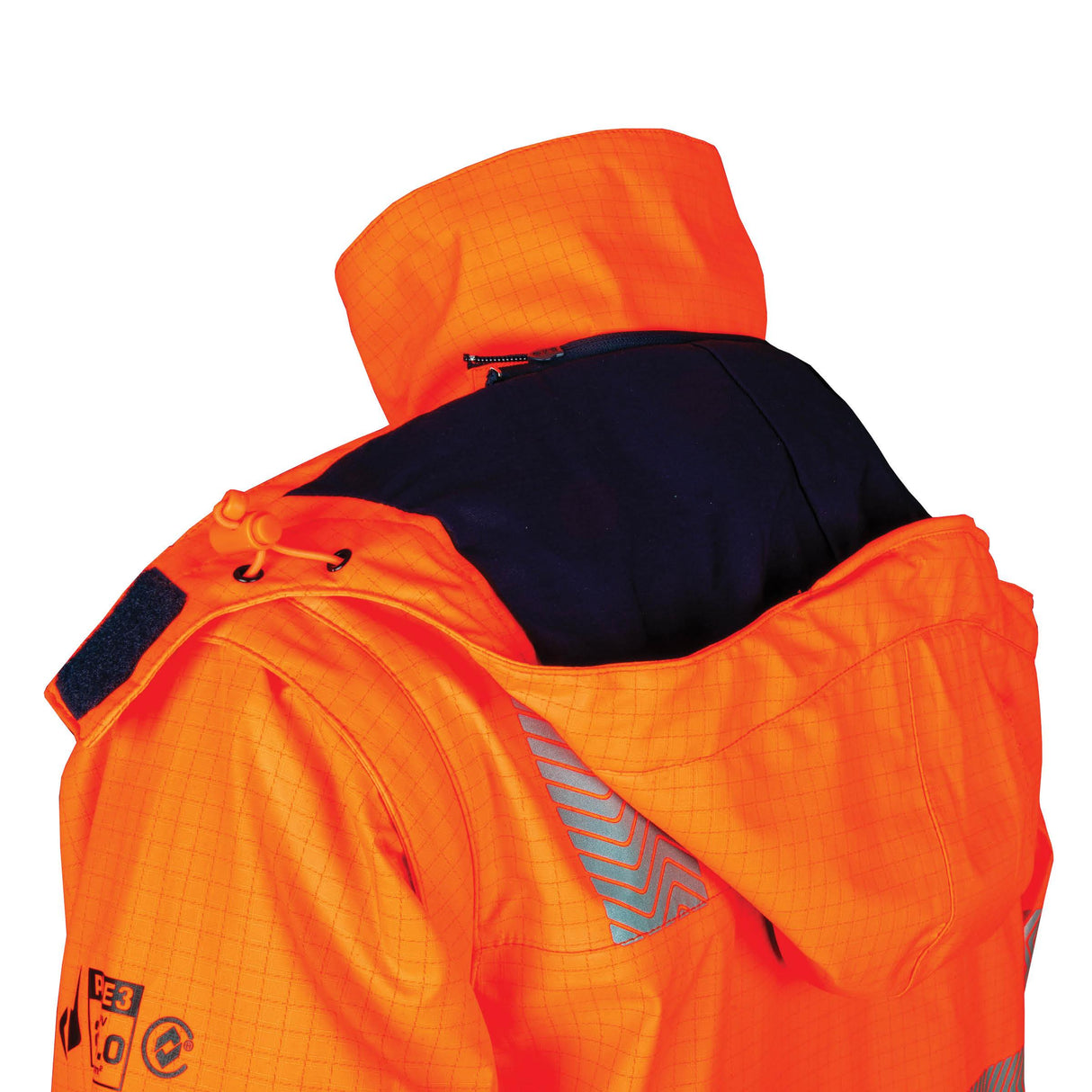 FR PPE3 Hi-Vis Parka with Zip-Off Sleeves and Segmented FR Tape