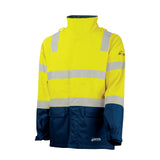 FR PPE3 Hi-Vis Parka with Zip-Off Sleeves and Segmented FR Tape