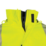 FR PPE3 Hi-Vis Parka with Zip-Off Sleeves and Segmented FR Tape