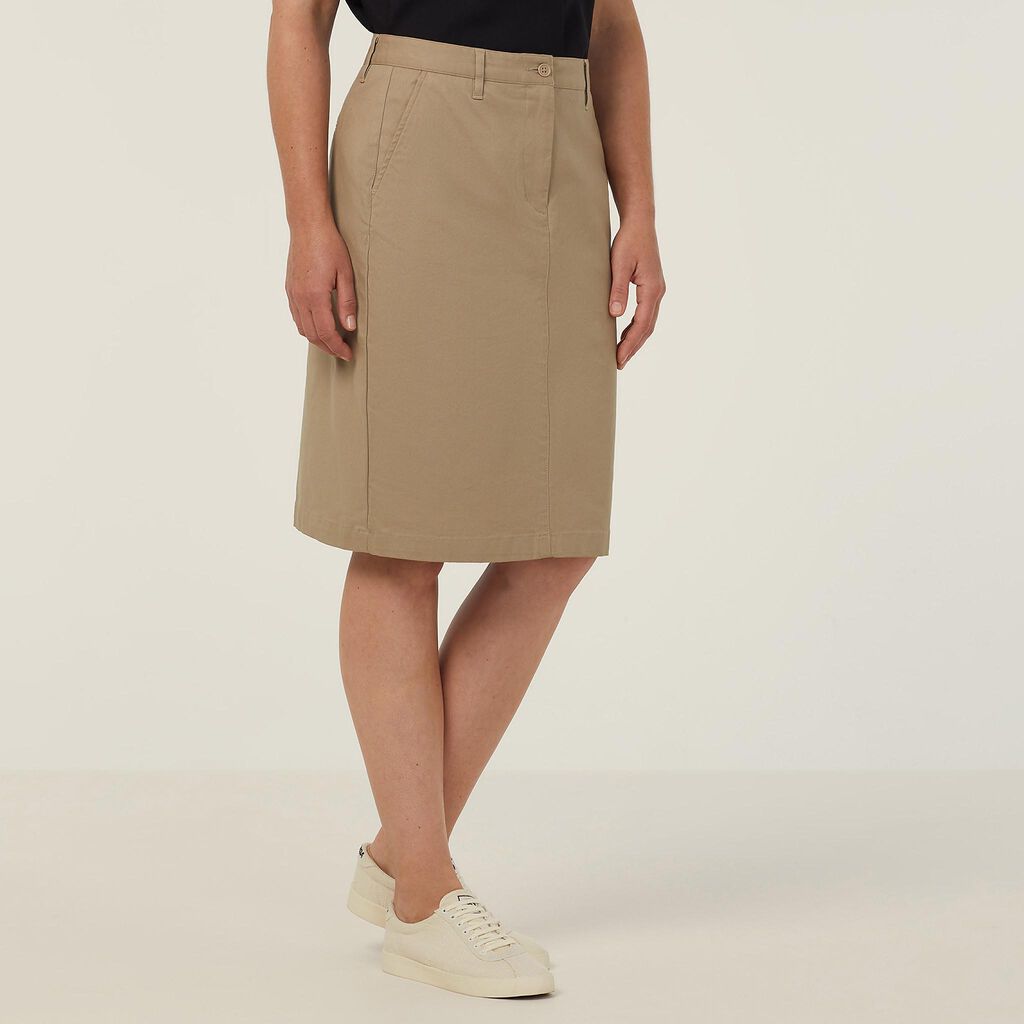 NNT Stretch Cotton Chino Skirt