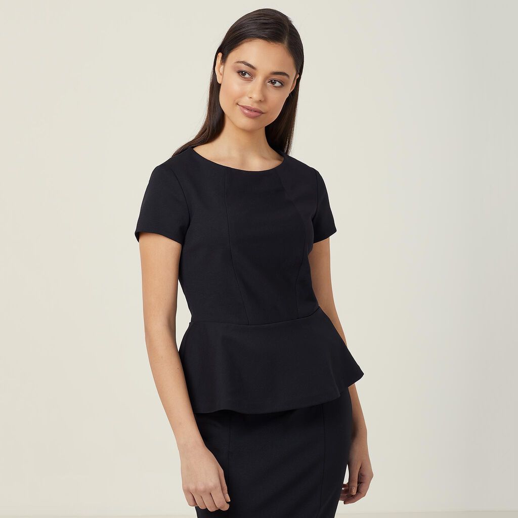 NNT Cap Sleeve Peplum Top