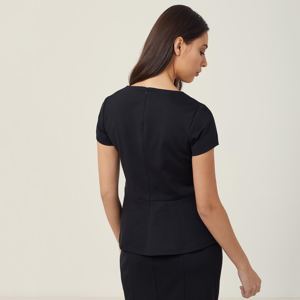 NNT Cap Sleeve Peplum Top