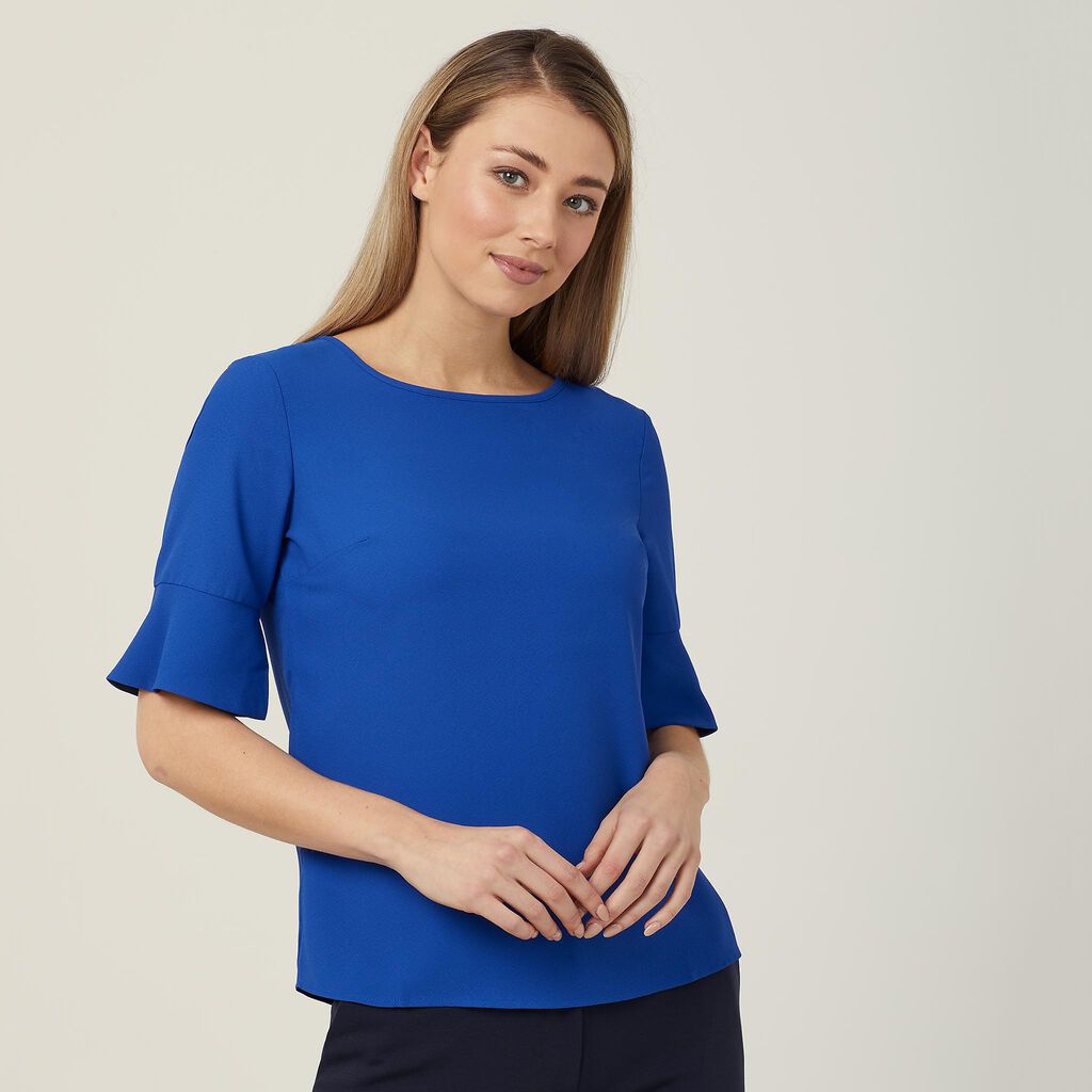 NNT Fluted Sleeve Top