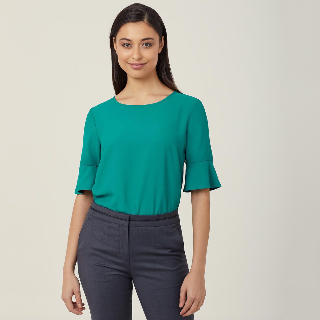 NNT Fluted Sleeve Top