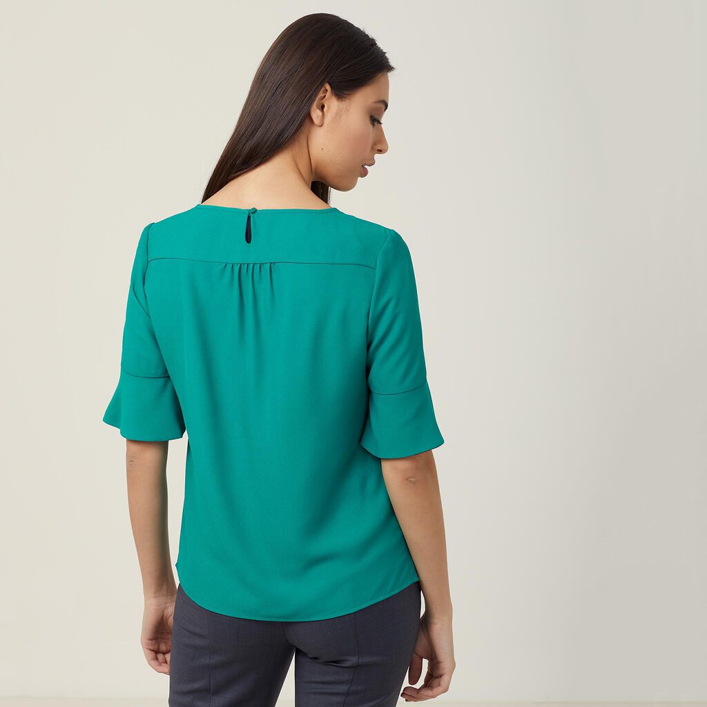 NNT Fluted Sleeve Top