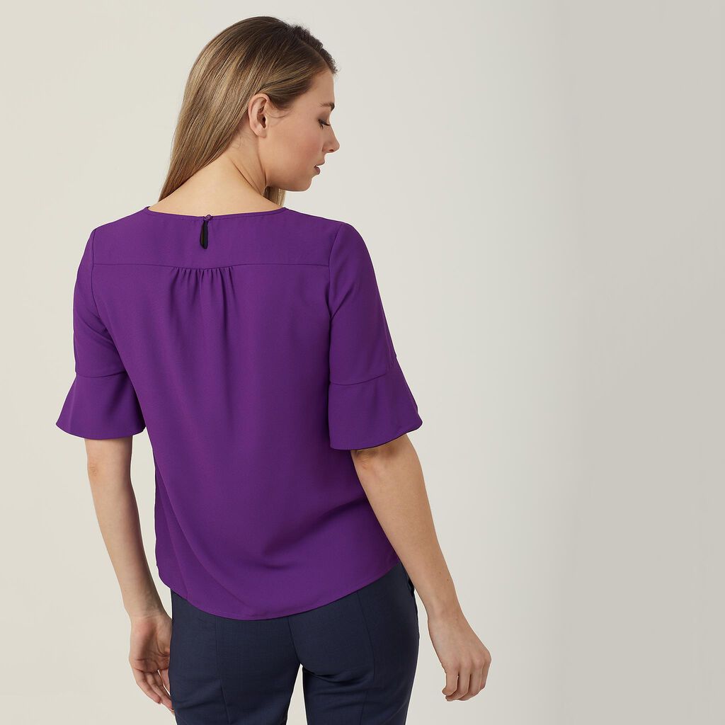 NNT Fluted Sleeve Top