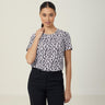 NNT Petal Print Short Sleeve Top