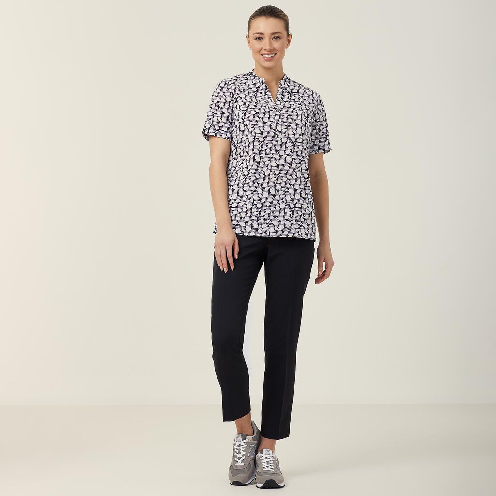 NNT Petal Print Short Sleeve Tunic