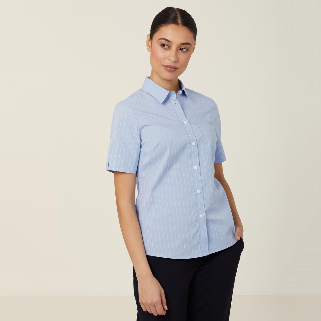 NNT Avignon Pinstripe Short Sleeve Shirt