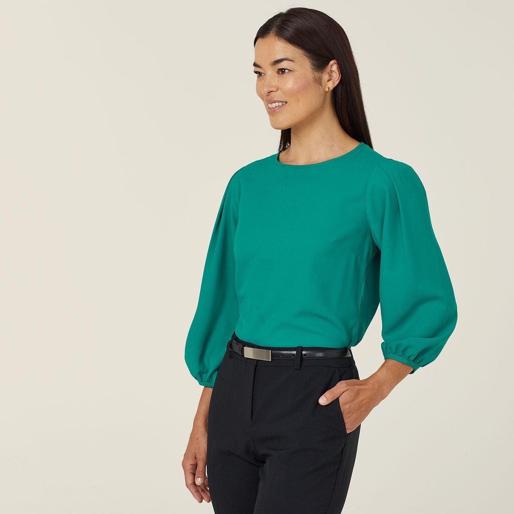 NNT French Georgette 3/4 Sleeve Top