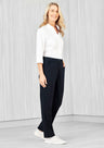 Womens Comfort Waist Straight Leg Pant