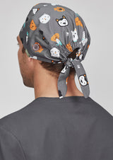 Unisex Printed Scrub Cap