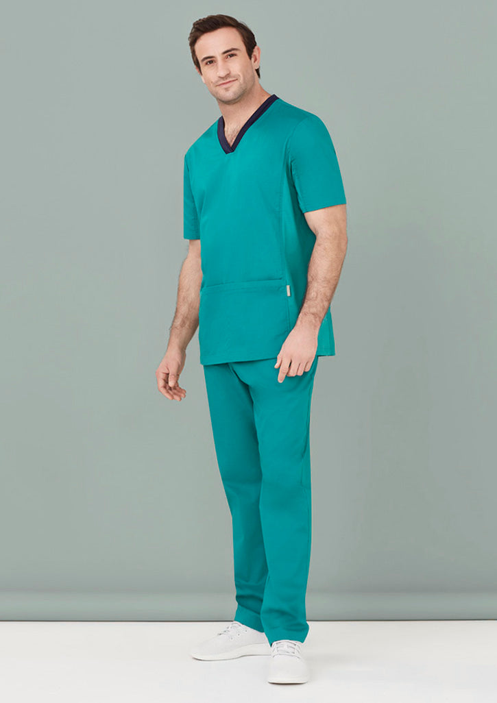 Mens Riley Stretch Scrub Top