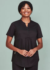 Womens Rose Tunic Scrub Top