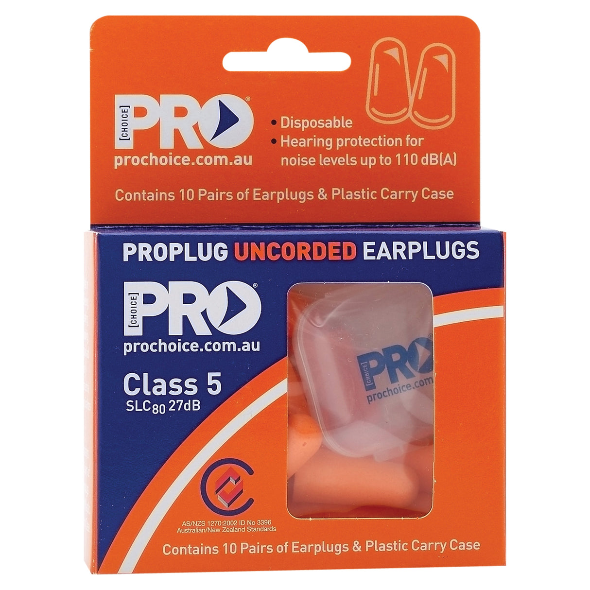 Probullet Disposable Uncorded Earplugs (10 Pairs)