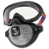 Filterspec Pro Goggle / Mask Combo P2 + Valve + Carbon