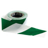 Barricade Tape - 100M X 75Mm Green & White (5 Pack)