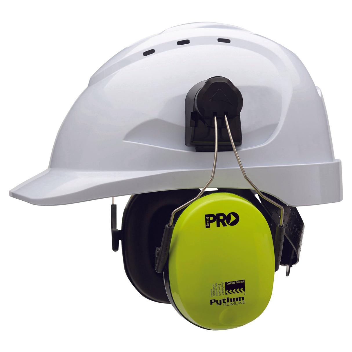 Python Slimline Hard Hat Earmuffs Class 5, -31Db