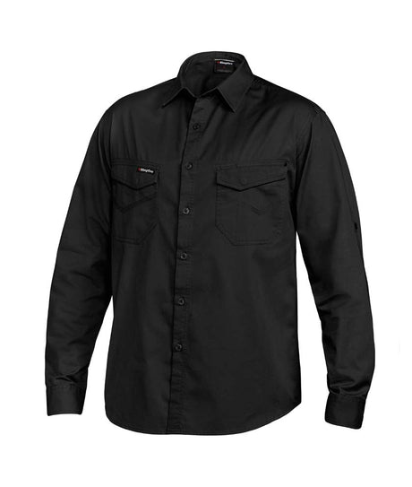 KingGee Mens Tradies Shirt Long Sleeve