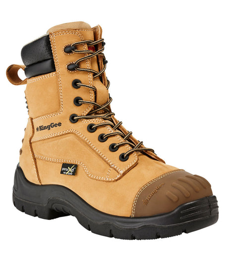 KingGee Mens Phoenix 8Z Side Zip Boot Nubuck