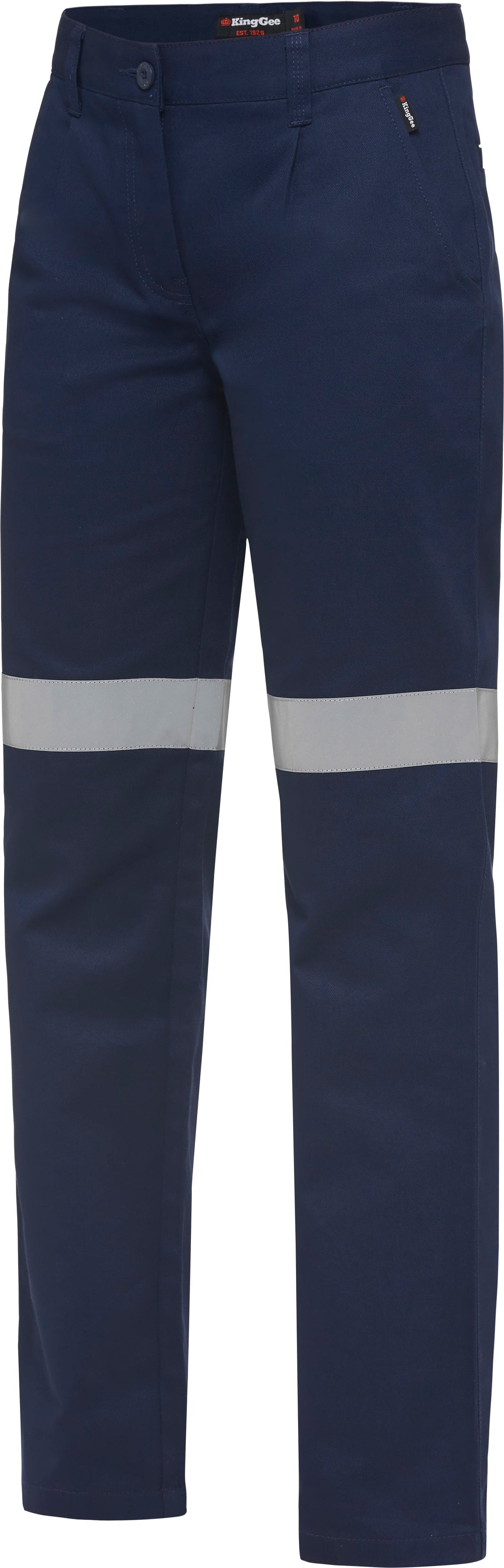 KingGee Womens Drill Reflective Pants