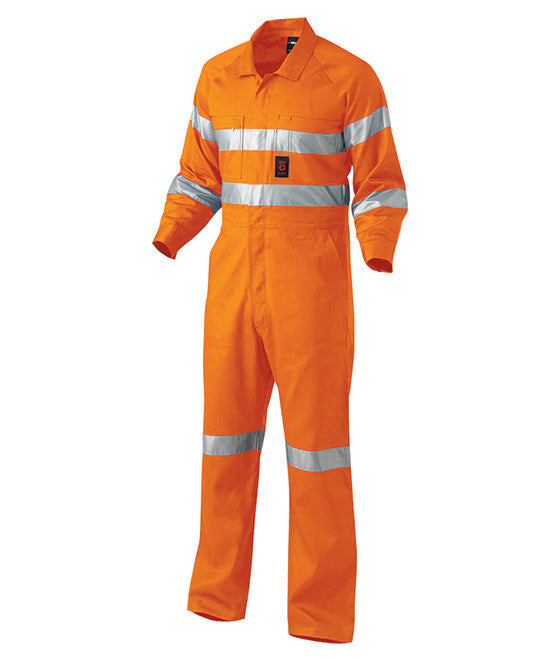 KingGee Mens Lightweight Reflective Drill Overall