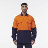 KingGee Workcool Vented Closed Front Spliced Shirt