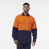 KingGee Workcool Vented Closed Front Spliced Shirt