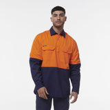 KingGee Workcool Vented Closed Front Spliced Shirt