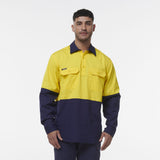 KingGee Workcool Vented Closed Front Spliced Shirt