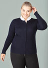 Womens 2-Way Zip Cardigan