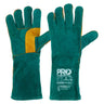 Pyromate South Paw Left Hand Pair -Green & Gold Kevlar Glove Green (6 Pair)