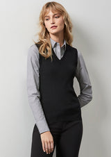 Womens V-Neck Knit Vest