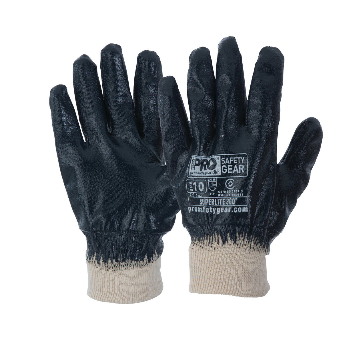 Super-Lite Blue Fully Dipped Gloves  (12 Pair)