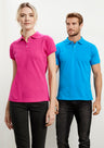 Womens Neon Short Sleeve Polo