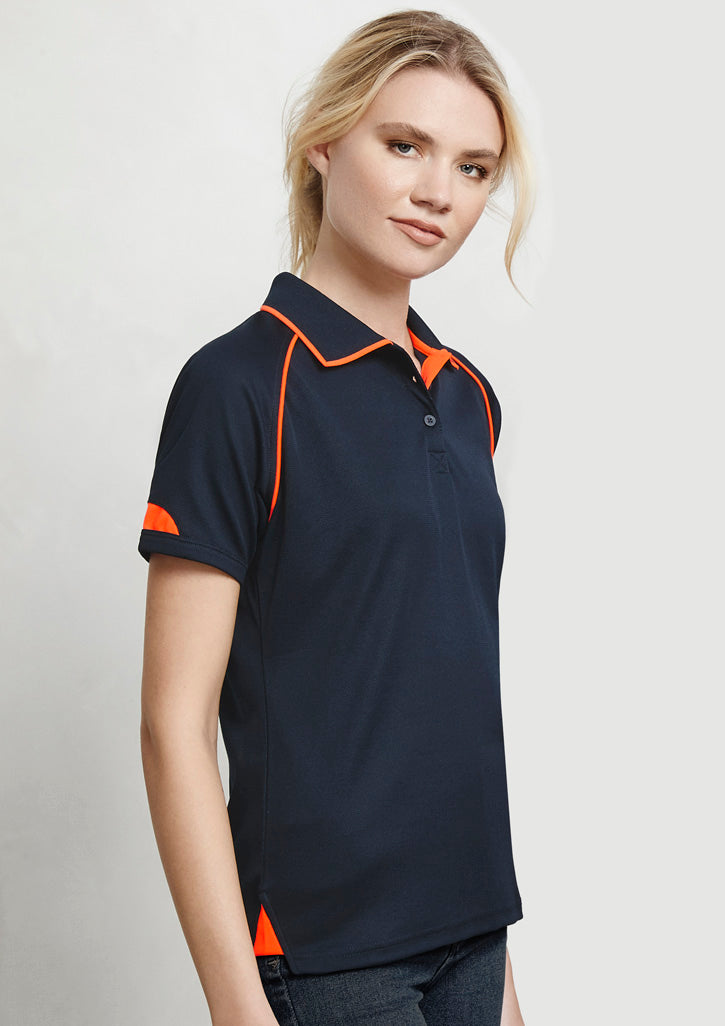 Womens Fusion Short Sleeve Polo