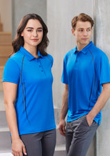 Womens Cyber Short Sleeve Polo