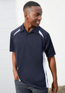 Mens Splice Short Sleeve Polo