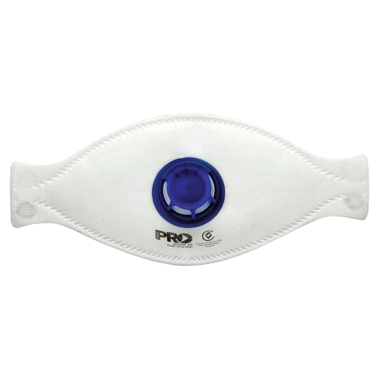 Dust Masks Flat Fold P2 + Valve (10 Pack)